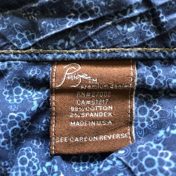 Paige Bootcut Jeans Medium Wash size 28 - Picture 6 of 8